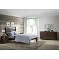 thumbnail image 2 of Grain Wood Furniture Shaker 2-Drawer Bedside Nightstand, Solid Wood with Cherry Finish, 2 of 8