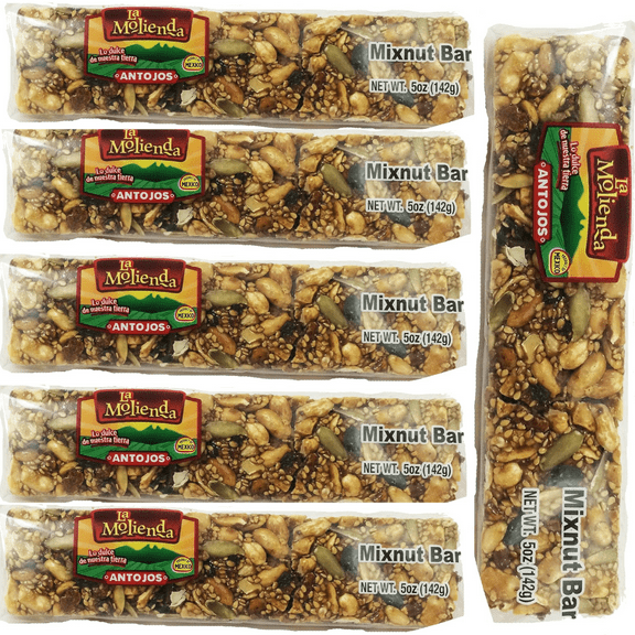 La Molienda Big Mixnut Bar, 5 oz. Bars (Pack of 6)