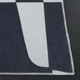 thumbnail image 6 of Safavieh Malibu 6'-0" x 6'-0" Square Polyester Power Loomed Rug in Ivory / Black, 6 of 13