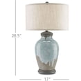thumbnail image 2 of Blue-Green Gray Hiroshi Gray Chatswood Table Lamp, 2 of 4