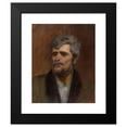 thumbnail image 2 of Ladislav Mednyánszky 12x14 Black Modern Framed Museum Art Print Titled - Character Head Study of a Man (1880-1900), 2 of 5