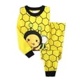 thumbnail image 3 of Pijamas para bebés y niñas, conjuntos de ropa para niños de 2, 3, 4, 5, 6 y 7 años, camisetas y pantalones, 100% algodón, novedad, 3 of 4