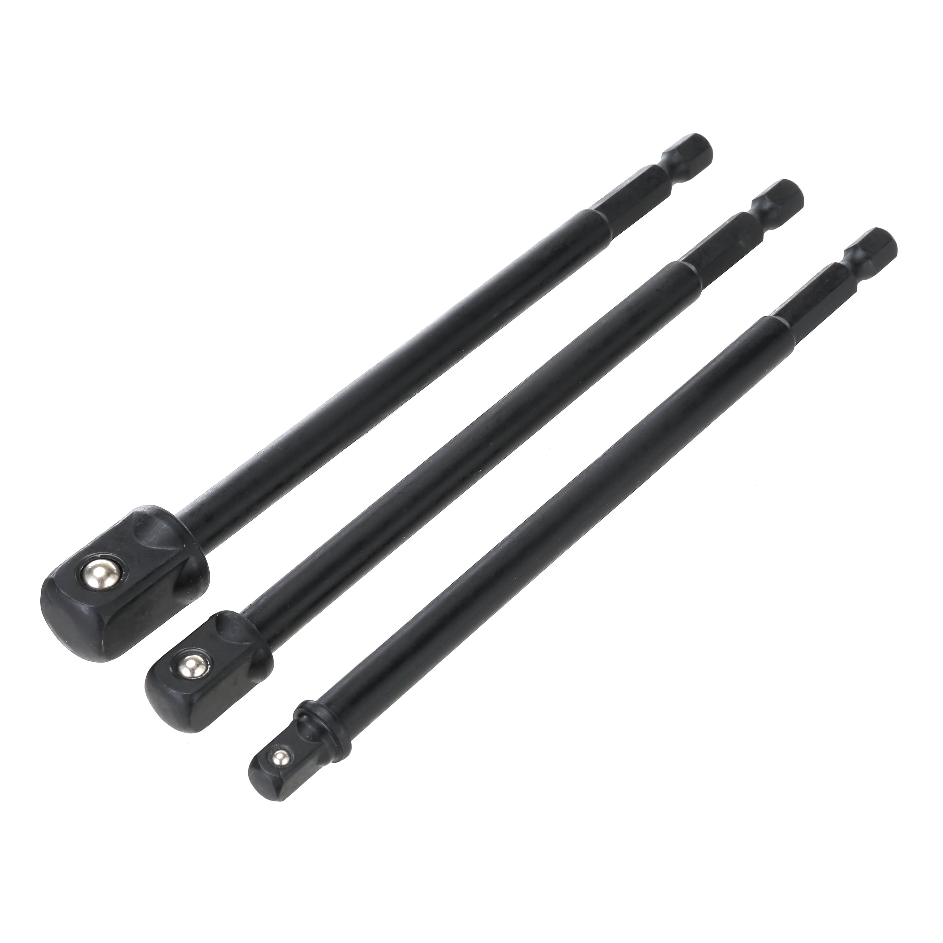 Hyper Tough 3 Piece Impact Rated Long Reach Socket Adapter Set