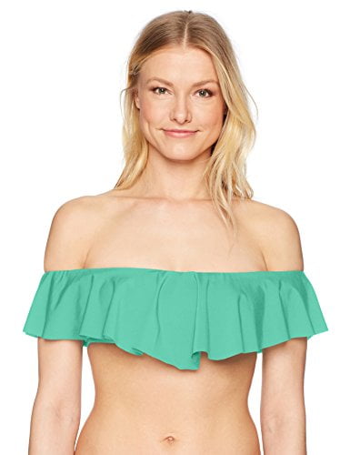 ruffle bandeau bikini