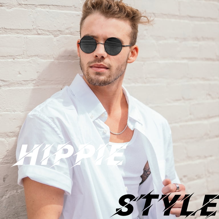 Joopin Retro Round Sunglasses, Polarized, UV400 Protection  display picture 1