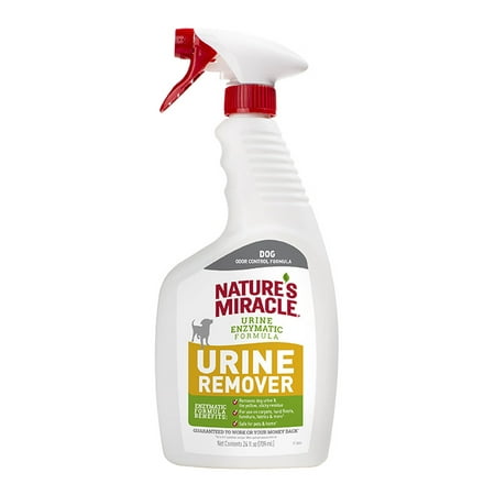 Nature’s Miracle Dog Urine Remover, 24 Ounces, Enzymatic Formula