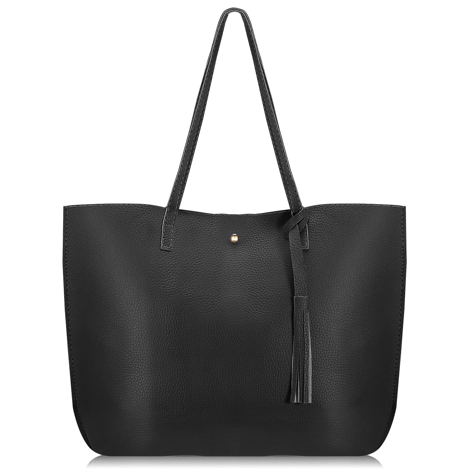 Women Tote Bags PU Leather Lady Shoulder Bags Handbags Purse Huge Capacity - www.bagssaleusa.com