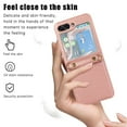 thumbnail image 2 of ELEHOLD Case for Samsung Galaxy Z Flip 6, Shockproof Faux Leather Wallet Phone Case with Shoulder Strap,Rosegold, 2 of 8