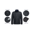 thumbnail image 4 of Little Donkey Andy Men's Lightweight Softshell Jacket Windbreaker for Running Travel Hiking, Windproof, Water-resistant (Charcoal L), 4 of 7