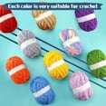 thumbnail image 5 of Minzimin 4 Pack Chunky Yarn for Hand Knitting - Chunky Chenille Blanket Yarn for Crocheting - Jumbo Fluffy Yarn for Crochet - Super Bulky Yarn 28.4 yds 7.7 oz Each Skein, 5 of 7