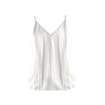 thumbnail image 4 of Endives Women's Tanks Camisole Cotton Linen Tank Top Thin V Neck Vest Loose Slimming Top Base Shirt For Women White, 4 of 4