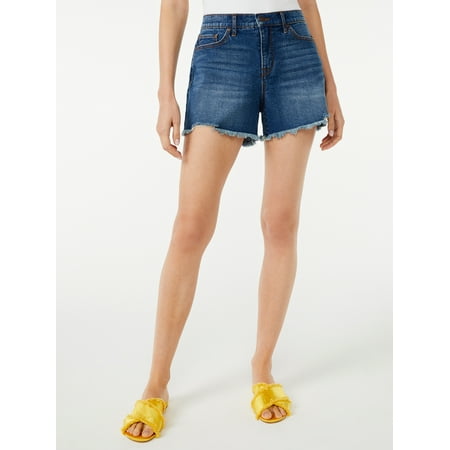Scoops Women's Fayette Retro Destructed Boy Shorts