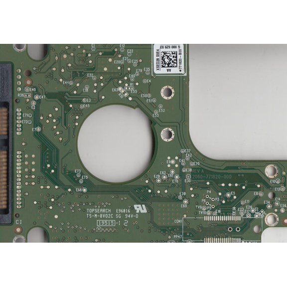 WD1600BPVT-00JJ5T0, 771820-B00 AA, WD SATA 2.5 PCB