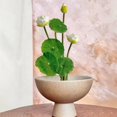 thumbnail image 4 of 10.2" Artificial Lotus Decoration Fake Flowers Vase Filler Plant Realistic Flower Simulation Flower Arrangement Home Garden Pond Aquarium Wedding Decor, 4 of 5