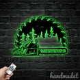 thumbnail image 3 of Handmadetneonsign Wood Shop Metal Wall Art Light, Saw Machine Sign Wall Decor, Forest Metal Decor 49556, 3 of 5