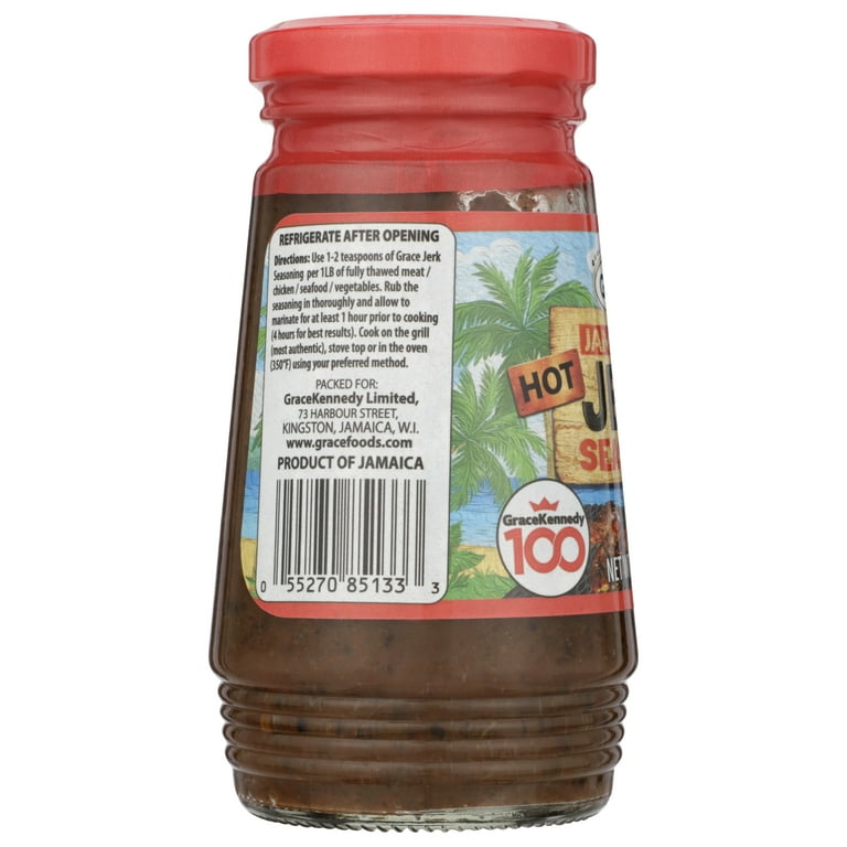 Grace Hot Jamaican Jerk Seasoning 10 oz