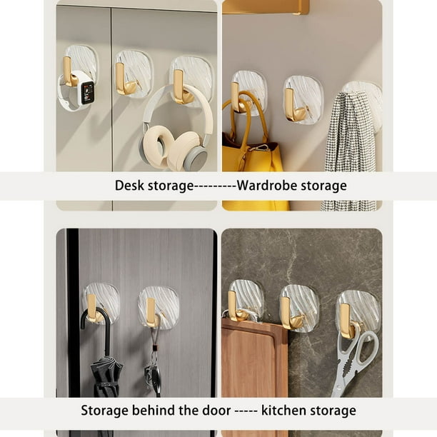 4pcs Unique Twist Design Bag Hanger Hooks Purse Organizer Hooks for Closet  Large Closet S Hooks