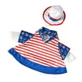 thumbnail image 5 of yotijay 4Th of Jul Goose Outfit Creative Design Goose Clothes for Office Home Porch M Horizontal Strip M, 5 of 9