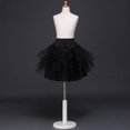 thumbnail image 2 of Falda de princesa con volantes para niños, enagua interior, falda sin huesos de uso diario de Violent Maid para actuación infantil, 2 of 6