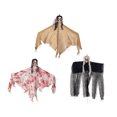 thumbnail image 4 of Floleo Halloween Ghost Linen Hanging Decoration, Skull Pendant Outdoor Party Prop, Spooky Bar KTV Decor, Horror Theme Scene Ornament., 4 of 6