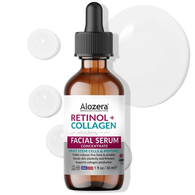 Suero Facial Alozera Retinol Colágeno Células Madre 30 ml