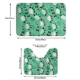 thumbnail image 3 of Honeii Sheep Zzz Pattern Bathroom Anti-Skid Pad Bathroom Mat Vintage Seamless Pattern Not-Slip Toilet Rug Set, 3 of 6