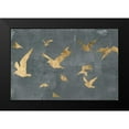 thumbnail image 2 of Goldberger, Jennifer 18x13 Black Modern Framed Museum Art Print Titled - Silhouettes in Flight III, 2 of 5