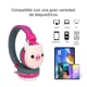 thumbnail image 4 of Audifonos Bluetooth Inalambricos Diadema Radio Fm Figuras, 4 of 8
