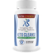 XS Ketogenic Slim Ketogenic Anatomy Keto Cleanse - Advanced Weight Loss Support - Faster Ketosis with A Cleanse - Remove Carb Gunk from Gut That Blocks Ketosis Entry - Keto Weight Loss