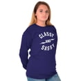 thumbnail image 3 of Classy and Sassy Strong Gym Workout Women's Long Sleeve T Shirt Brisco Brands M, 3 of 6