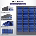 thumbnail image 3 of 40-Drawer Parts Cabinet for Lab, Warehouse & Home, Bolt and Nut Tool Storage Cabinet, Hardware Storage Cabinet with ABS Material Drawer, Part Cabinet Organization, Plastic Drawers (Gray), 3 of 8