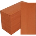 thumbnail image 1 of Paquete de 100 servilletas de papel de terracota, toallas desechables de lino para invitados, toallas de mano, suaves, absorbentes, servilletas de papel para cocina, baño, fiestas, bodas, cenas, 12 x, 1 of 4