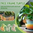 thumbnail image 5 of Turtle Outdoor Garden Statues,2.75×2.17×2.05in Resin Hanging Turtle Climbing Figurines Sculptures Flower Pot Hanger Ornaments for Garden Potted Plant Lawn Ornaments Outside Patio Art Yard Decorations, 5 of 5