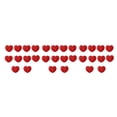 thumbnail image 2 of Bearachild 10 piezas de bolsa de dulces en forma de corazón romántico reemplazo de bolsas de galletas bolsa de bolsillo accesorios de envoltura Type1 NO1, 2 of 6