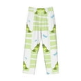 thumbnail image 4 of Sigee Frogs and Dragonflies Print Men's Pajama Pants - Soft Lounge Sleep Bottoms with Elastic Waistband and Pockets-Large, 4 of 9