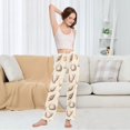 thumbnail image 5 of FORMRS Women's Pajama Pants with Pockets Soft Comfy Loungewear Sleep Bottom, Sizes S-2XL, Watercolor Seashells, 5 of 8