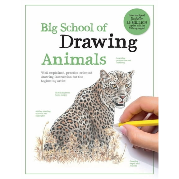 Big School of Drawing Big School of Drawing Animals: Well-Explained, Practice-Oriented Drawing Instruction for the Beginning Artist, (Paperback)