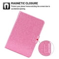 thumbnail image 2 of Decase Folio Case for Apple iPad 10th Generation, Glitter Folio Stand Smart Cover Auto Wake/Sleep PU Leather Protective Case for iPad 10.9 inch 2022,Pink, 2 of 7