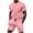 Pink, variant on Mens 2 Piece Outfits Summer Tracksuits Casual Short Sleeve Crewneck Shirt Elastic Waist Shorts Set Sweatsuit with Pockets