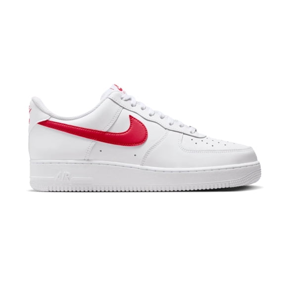 Men's Nike Air Force 1 '07 White/University Red (FJ4146 133) - 9.5