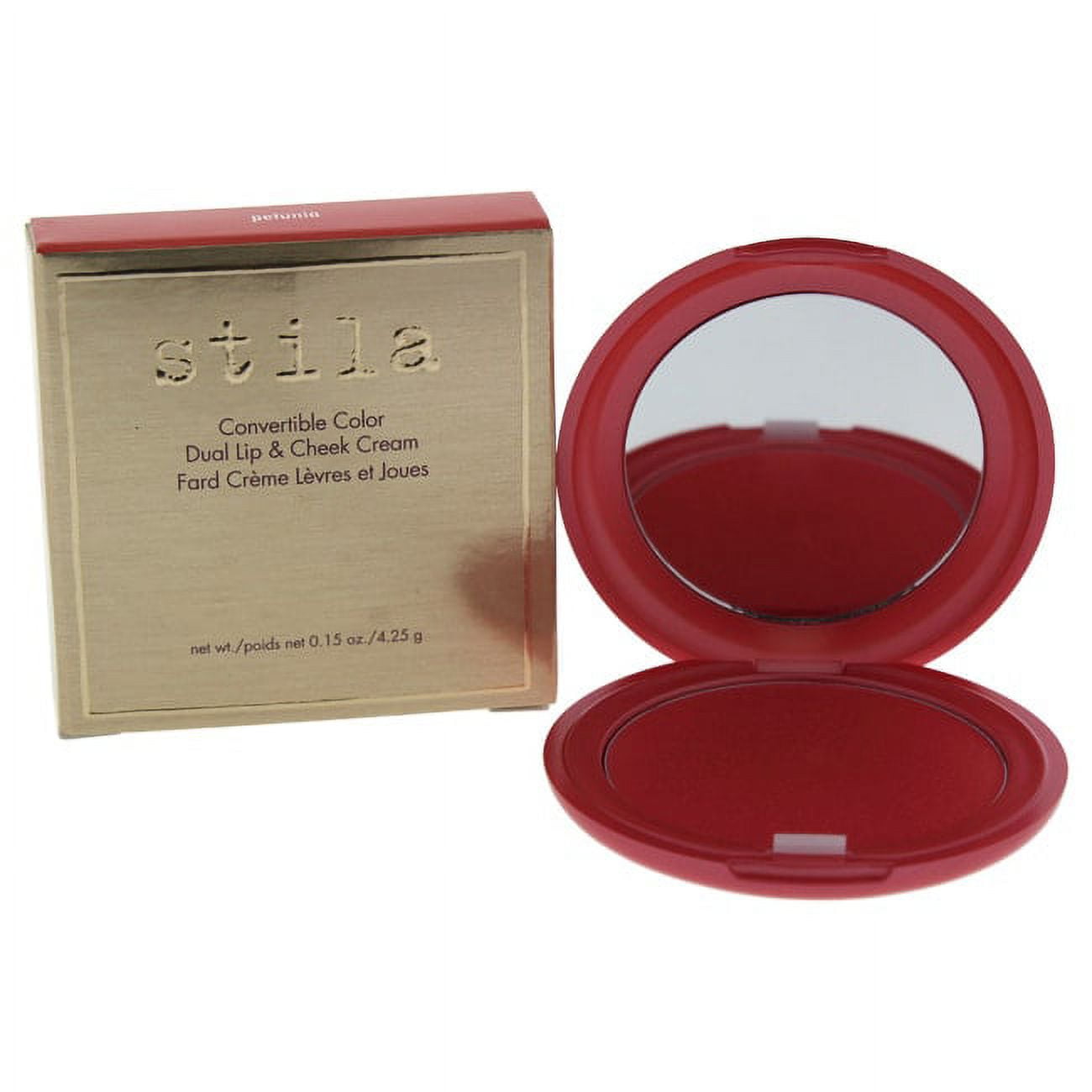 Stila Convertible Color Dual Lip & Cheek Cream Blush, Petunia, 0.15 Oz