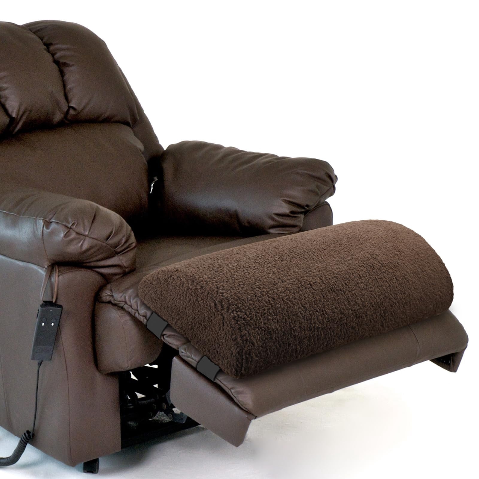 GEEKLiYun Foot/Leg/Lumbar Support Cushion for Recliners – High-Resilience Memory Foam Half-Moon Cushion – Relieves Heel Pressure