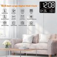 thumbnail image 1 of Digital Wall Clock,15.6 in LED Wall Clocks Large Display, 1 of 5