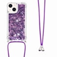 thumbnail image 1 of Funda FOXDOCK para iPhone 15 con Cuerda Ajustable, Brillo Líquido, Protección Antigolpes y Lente – Ideal para Regalo, 1 of 6