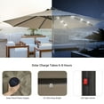 thumbnail image 6 of ACEGOSES 9ft LED Patio Umbrella Outdoor Shade Aluminum Pole Table Umbrella for Garden, Deck and Pool,Taupe, 6 of 8