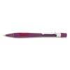 Pentel PD349TB 0.9 mm HB (#2) Quicker Clicker Mechanical Pencil - Black Lead, Transparent Burgundy Barrel