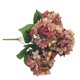 thumbnail image 3 of Ramo de flores artificiales de 5 cabezas, simulación, decoración floral, decoración de la oficina en casa, flor falsa, rojo verde Scienceny HA8204-05B, 3 of 6