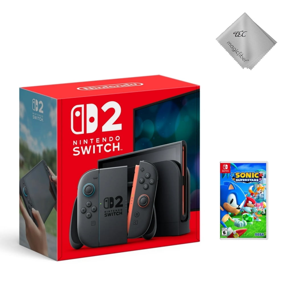 Nintendo Switch 2 Console Sonic Superstars Bundle, 256GB, Next-Gen Gaming Handheld & TV Mode