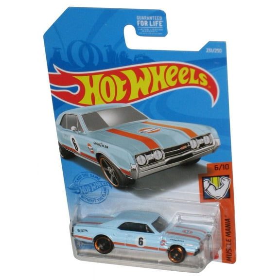 Hot Wheels Muscle Mania 6/10 (2020) Blue '67 Oldsmobile 442 Car 231/250