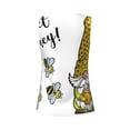 thumbnail image 5 of Fotbe Gnome Sweet Honey Womens Loose Fit Casual Flowy Slim-Fit Tank Tops Athletic Round Neck Trendy Sleeveless Summer Tops for Gym and Yoga-Medium, 5 of 9